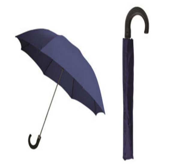 Big Time Products Umbrella in Black Rainbrella 48135 Nylon Umbrella, 42', Navy (42