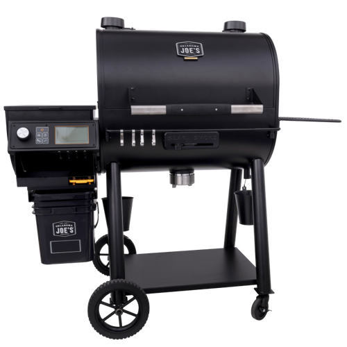 Oklahoma Joe's Rider DLX 1200 Pellet Grill in Black with 1,234 sq. in