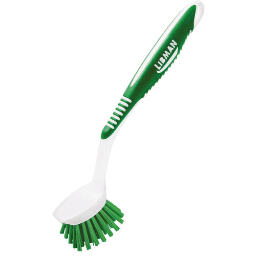 Libman Green Polymer Fiber Ergonomic Dish Brush