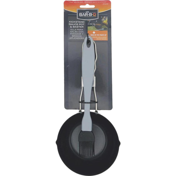 Mr. Bar-B-Q Steel Baster & Kickstand Pot