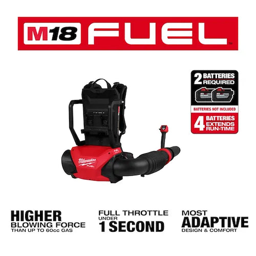 Milwaukee M18 FUEL™ Dual Battery Backpack Blower