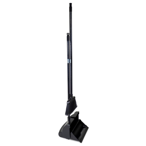 Power Clean Lobby Dustpan and Angled Broom with Hanging Hook