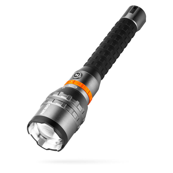 NEBO 12,000 Lumen Rechargeable Flashlight with Magnetic Mode Select Dial