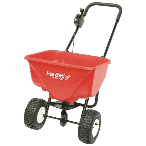 ESTATE GRADE BROADCAST SPREADER (65 POUND HOPPER, RED)