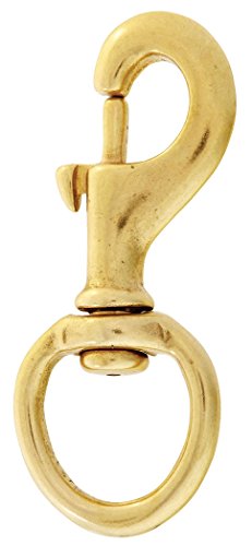 Campbell 1 Swiveling, Round Eye Bolt Snap, Bronze, #225B