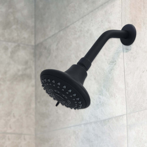 Danco 8 in. Shower Arm w/ Flange in Matte Black