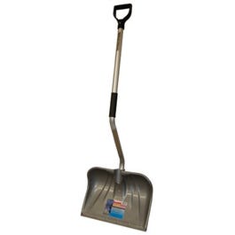 Backsaver LiteWate Snow Shovel, Ergo Aluminum Handle, 18-In. Poly Blade