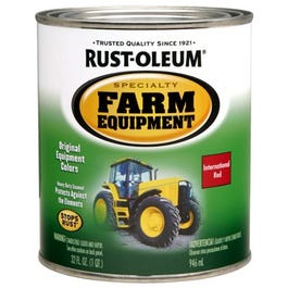 Farm Equipment Enamel Paint, International Red, 1-Qt.