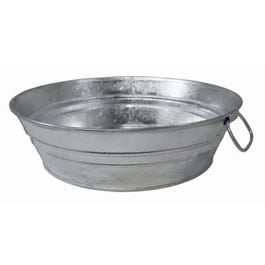 Flat Steel Tub, 2-Qt.