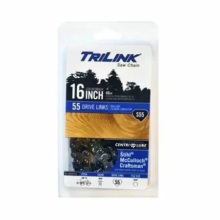 Trilink Saw Chain 16 Semi Chisel Saw Chain - 0.050 in. - 55 Drive Links