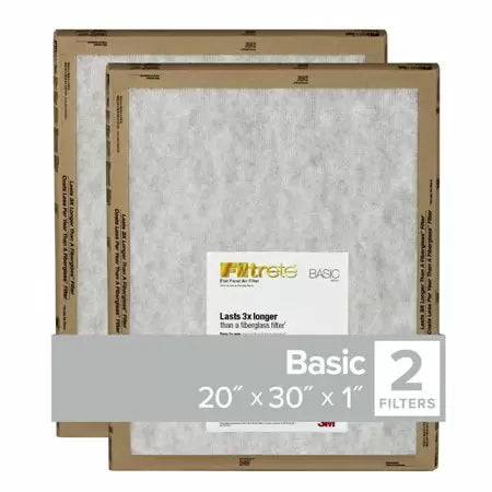 Filtrete™ Basic Air Filters 20 x 30 x 1