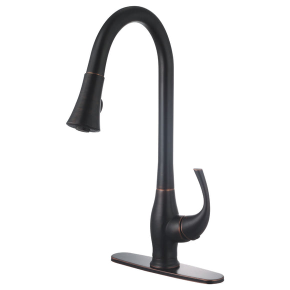 Compass Manufacturing 191-6639 Grand Single Handle Kitchen Faucet