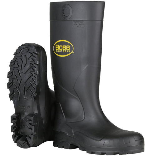 WCG BOOT PVC BLK 16IN SIZE 11 16 BLACK PVC BOOT SIZE 11