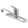 B & K Industries Single Metal Lever Handle Less Spray - Chrome