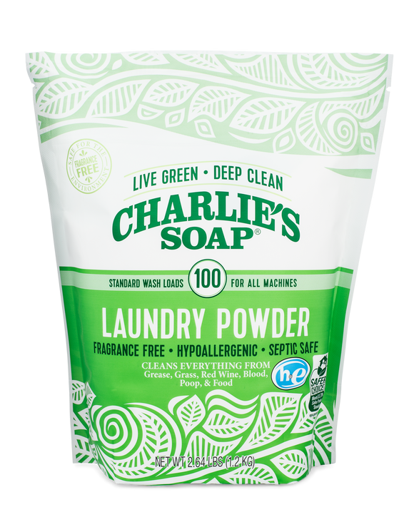 Charlie's Soap Natural Powder Laundry Detergent 2.64 lbs