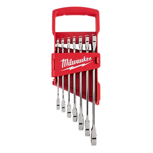 Milwaukee 7pc Ratcheting Combination Wrench Set - SAE