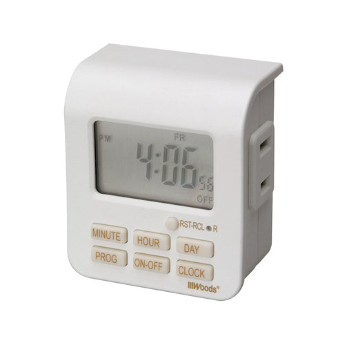 Woods Home Indoor 7-Day Digital Timer