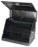 Montezuma 30 x 19 in. Steel Triangle Toolbox, Black - Large