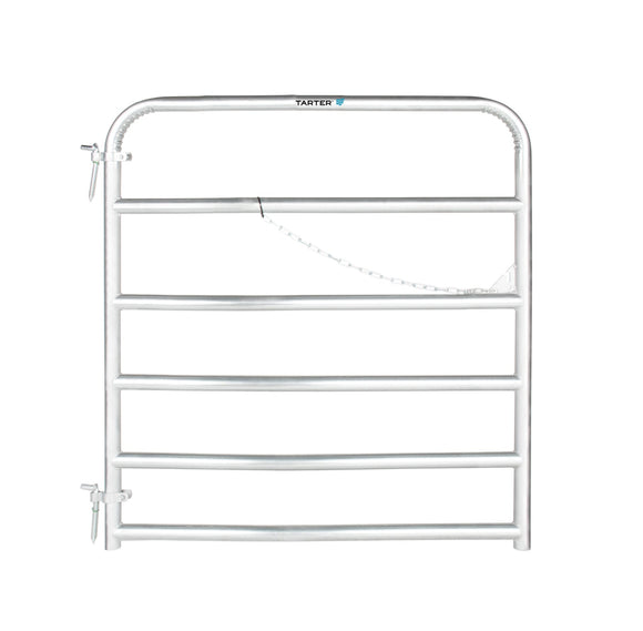 Tarter Galvanized 6 Bar Tube Gate