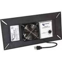 Lomanco Inc. Pcv1 Power Crawlspace Vent - Black