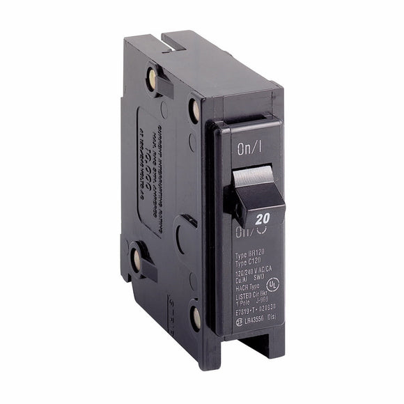 Eaton BR12010CP BR thermal magnetic circuit breaker 20 A 1 Inch