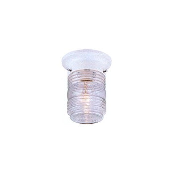 Hardware House 461954 Outdoor Ceiling Fixture, White