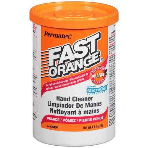 Permatex  Fast Orange Pumice Cream Hand Cleaner, 4.5 lbs