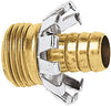 1/2  MALE COUPLER -BRASS