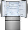 Frigidaire Gallery 21.5 Cu. Ft. Counter-Depth 4-Door French Door Refrigerator Stainless Steel