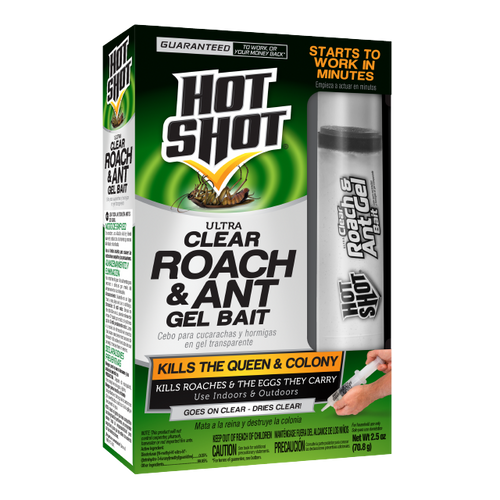 Hot Shot Ultra Clear Roach & Ant Gel Bait 2.5 oz.