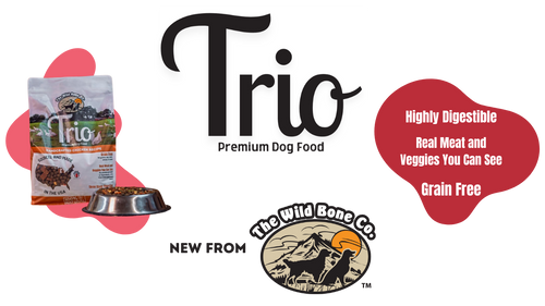 The Wild Bone Co. Trio Premium Dog Food, 3 Lb