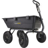 Gorilla Carts 6.5 Cu. Ft. 1200 Lb. Poly Tow-Behind Garden Cart