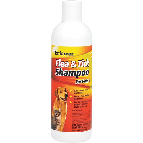 Enforcer 16 Oz. Flea & Tick Pet Shampoo