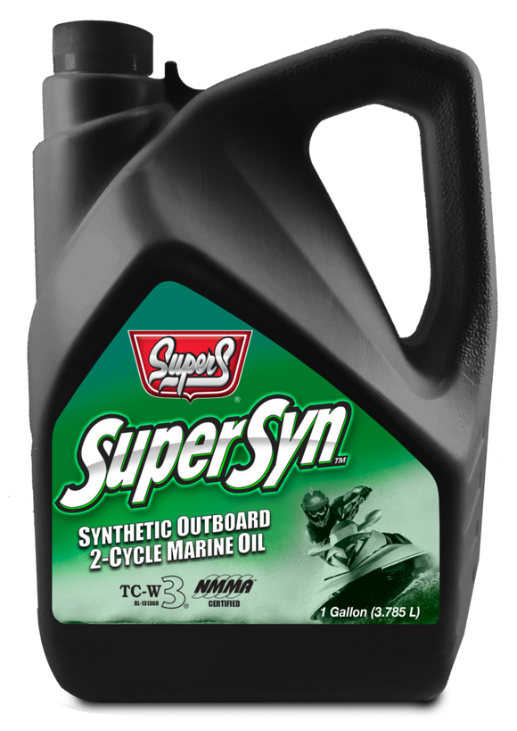 Smittys Supply Super S Supersyn Synthetic Tc-W3 2-Cycle Outboard Oil 1 Gallon