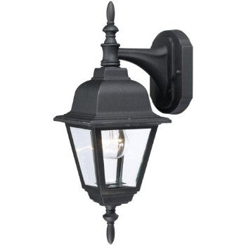 Hardware House 552364 Outdoor Light Fixture, Coach Lantern - Textured Black