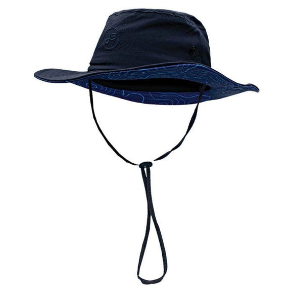 John Boy BH-TMAP-NB Top Map Boonie Hat Navy Blue