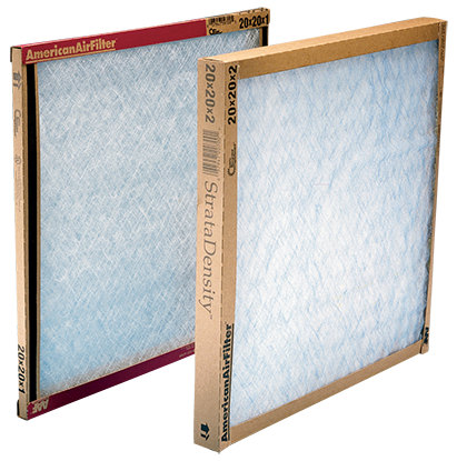 American Air Filter 12in. X 25in. X 1in. Strata Density Fiberglass Air Filter 22