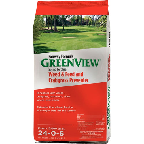 FAIRWAY FORMULA WEED & FEED W/CRABGRASS PREVENTER